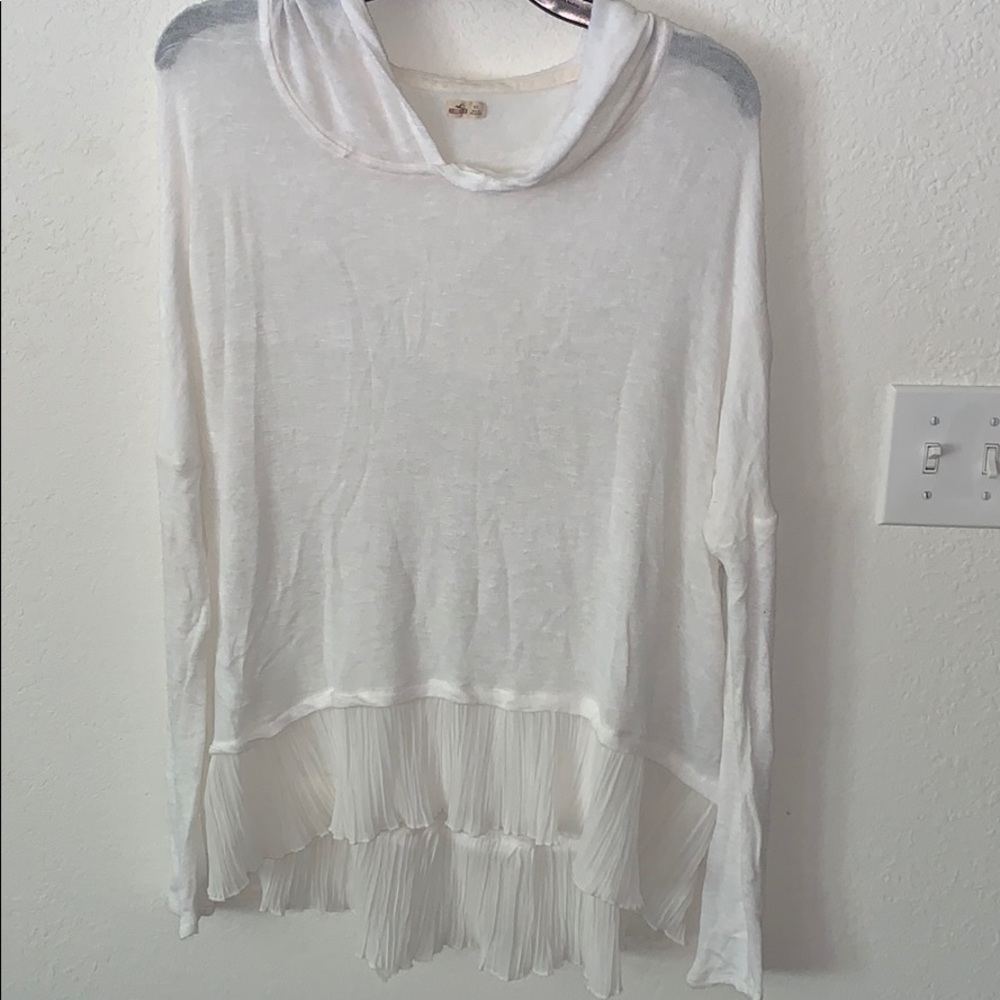 White Hollister Hoodie